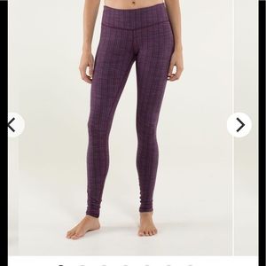 Lululemon Wunder Under Leggings Size 4.